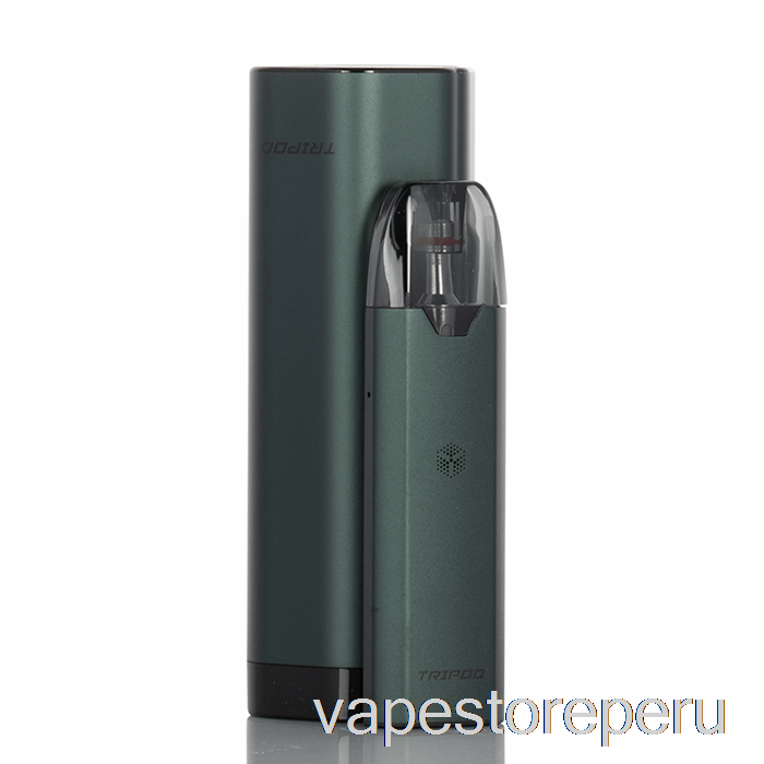 Vape Recargable Uwell Trípode Pcc Kit De Inicio Verde Metalizado